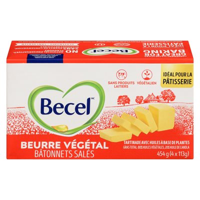 Bâtonnets Beurre Végétal salé 454gr