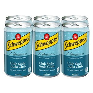 Boisson Gazeuse Club Soda 6x222ml