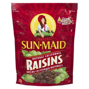 Raisins secs californie 375gr