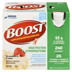 Substitut repas hyperprotéiné fraise 6x237ml