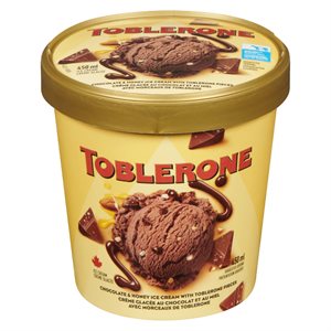 Créme glacé toblerone contenant 450ml