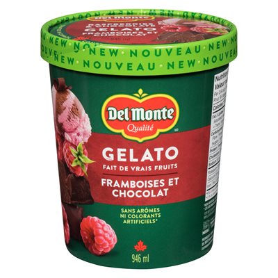 Gelato framboises chocolat 946ml