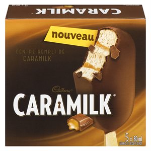 Barres glacées caramilk 5x80ml