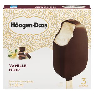 Barre crème glacée vanille / noir 3x88ml