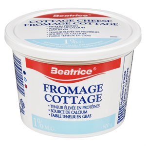 Fromage cottage 1% 500gr