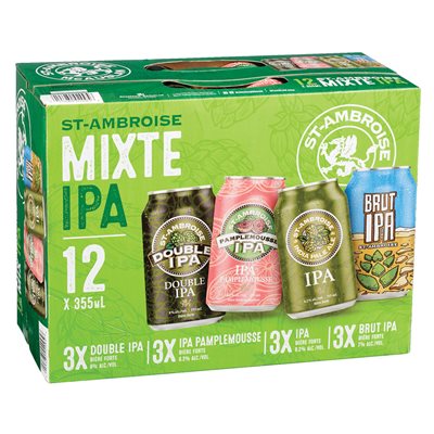 Bière mixte ipa can 12x355ml