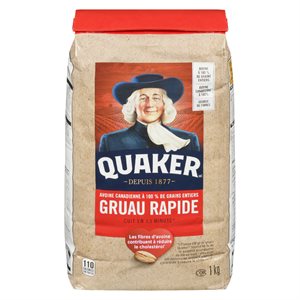 Gruau rapide 100% grains entiers 1.5min 1kg