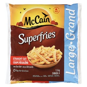 Frites régulières 1.5kg