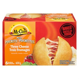 Pizza pochette 3 fromages 600gr