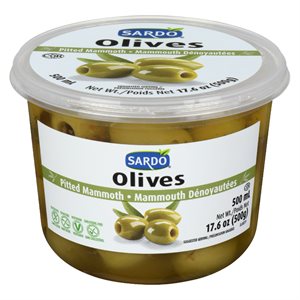 Olives mammouth dénoyautées 500ml