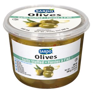 Olives farcies à l'ail 500ml