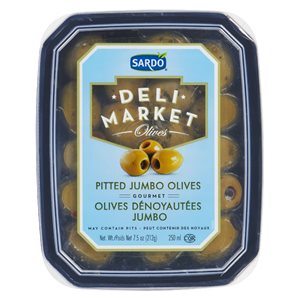 Grosses olives dénoyautées 250ml