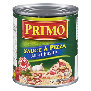 Sauce pizza ail & basilic 213ml