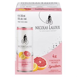 Boisson alcoolisé limonade rosé 4x355ml