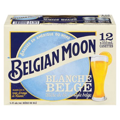 Bière type belge blanche 5.4% 12x355ml