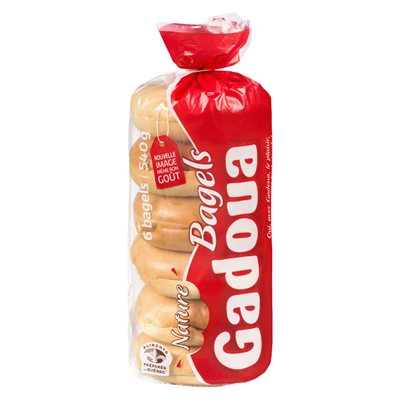 Bagel nature 6un 540gr