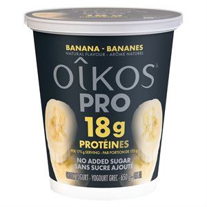 Yogourt Banane 0% 650gr