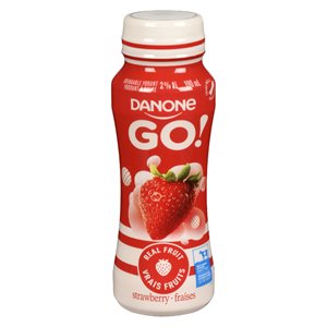 Yogourt à boire fraises 2% m.g 190ml