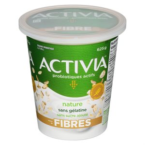 Yogourt Nature avec Fibres 2.6% 625gr