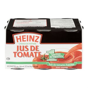 Jus de tomate 6x156ml