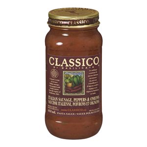 Sauce saucisses italiennes poivron & oignon 650ml