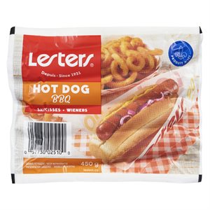 Saucisses hot dog BBQ 450gr