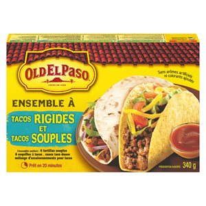 Ensemble tacos souples & rigides 340gr