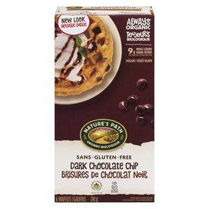 Gaufres brisures chocolat noir bio sans gluten 210gr