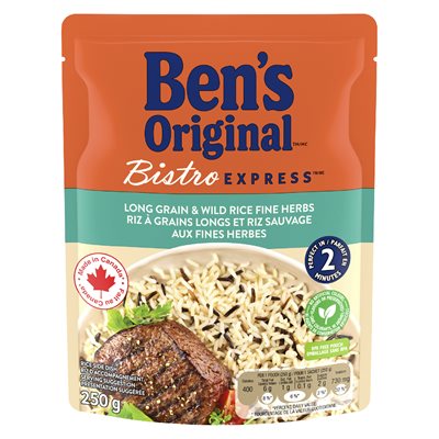 Riz grains longs & sauvage fines herbes 250gr