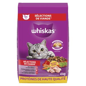 Nourriture chat adulte select.viande 4kg