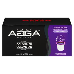 Café k-cup dosette colombien gourmet 16un