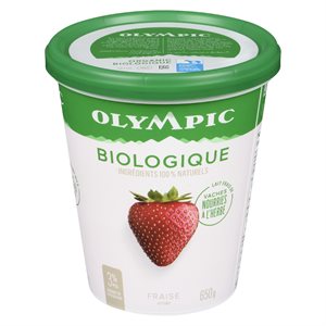Yogourt fraise 2.8% 650gr