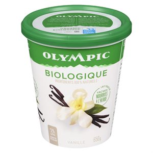 Yogourt vanille française 3% 650gr