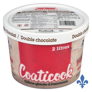 Crème glacée double chocolat 2lt