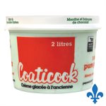 Crème glacée menthe & brisures chocolat 2lt