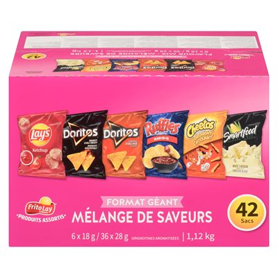 Mél Saveurs Grignotines aromatisées 1116gr