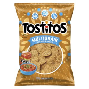 Chips tortilla multigrain rondes 270gr