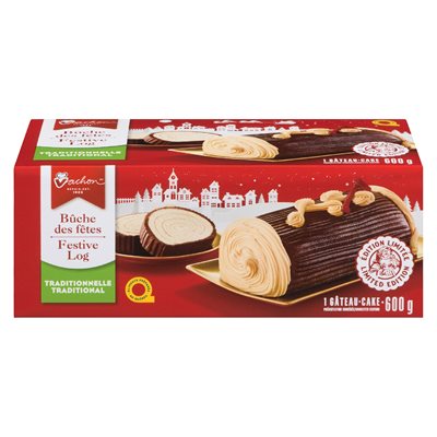 Bûche fête traditionnelle 600gr