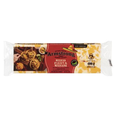 Fromage cheddar fiesta mexicaine 400gr