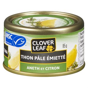 Thon pâle émietté aneth & citron 85gr