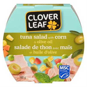 Salade thon maïs huile olive 160gr