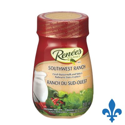 Vinaigrette ranch sud-ouest 355ml