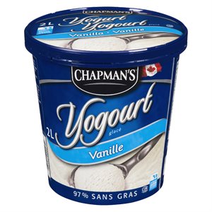 Yogourt glacé vanille 2lt