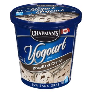 Yogourt glacé biscuit crème 2lt