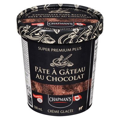 Crème glacée pâte gâteau choco 500ml