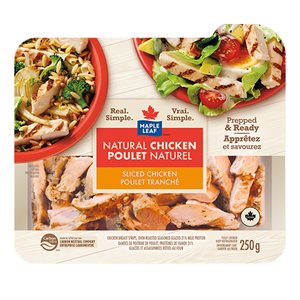 Poulet tranché nature 250gr