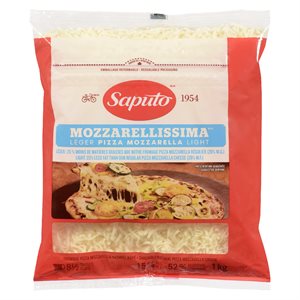 Fromage mozzarella 15 % râpé 1kg
