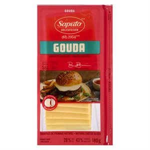 Fromage gouda tranché 180gr
