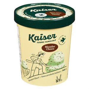 Dessert glacé chocolat menthe 946ml