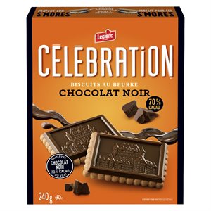 Biscuits chocolat noir 70% cacao 240gr
